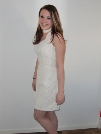 In trouwjurk